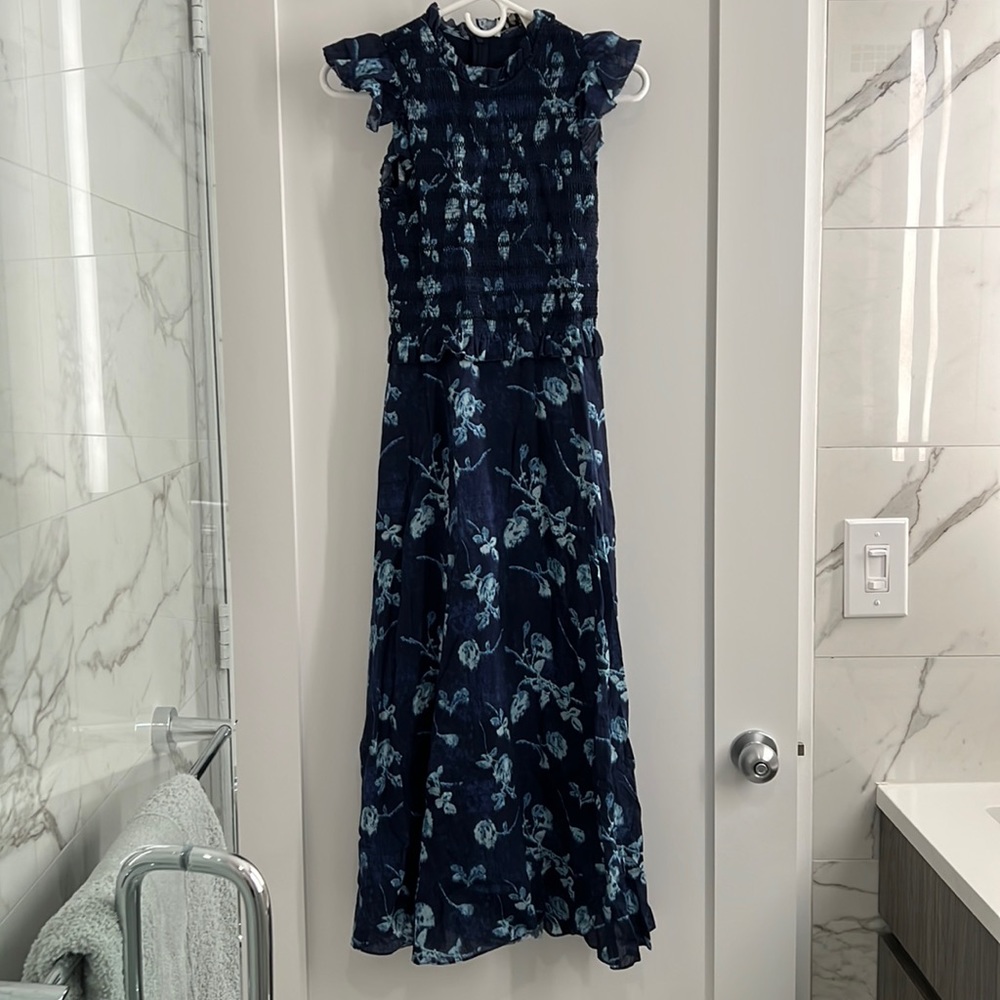 Sea navy maxi dress